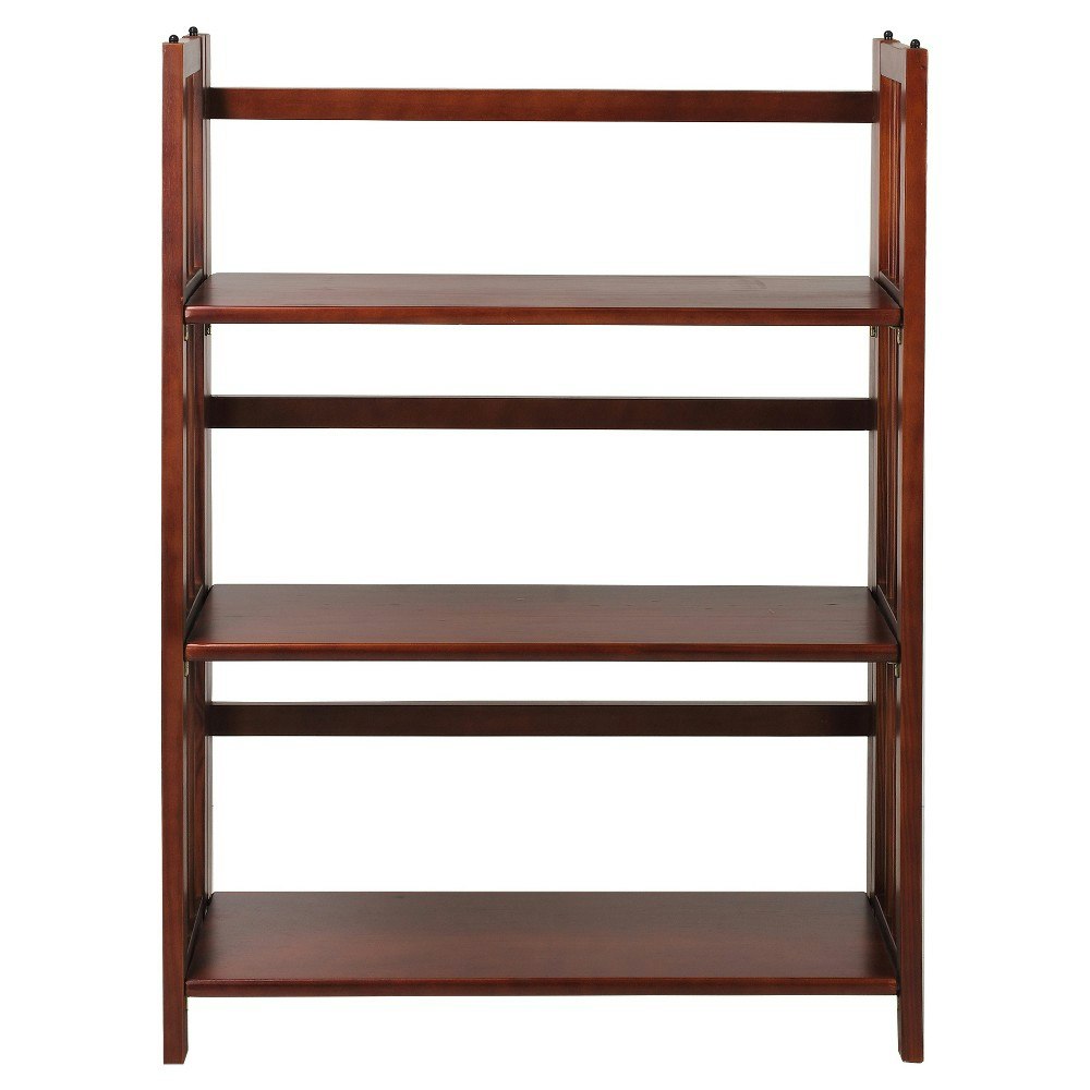 Flora Home 38-Inch 3-Tier Stackable Folding Bookshelf: $76.99 Flora Home 38-Inch 3-Tier Stackable Folding Bookshelf: $76.99