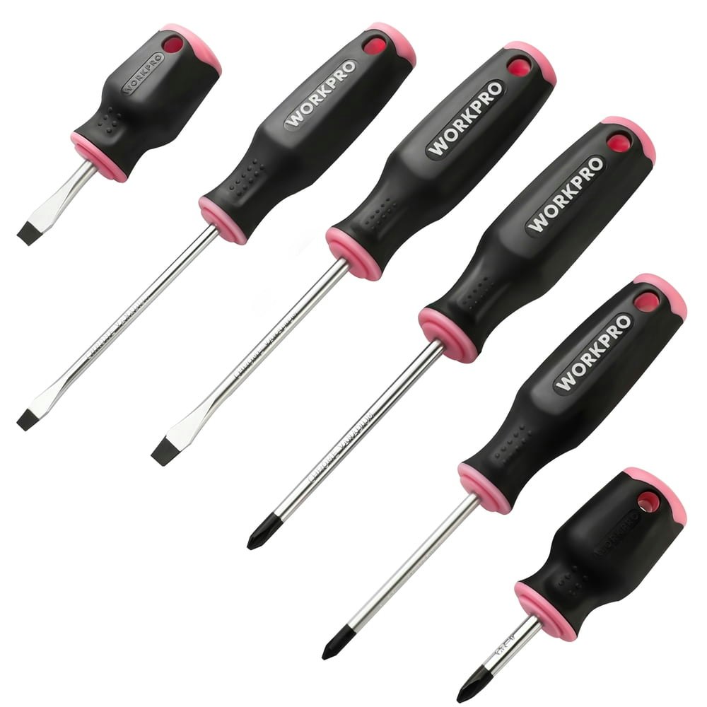 Workpro 6-Piece Magnetic Screwdriver Set: $10.97