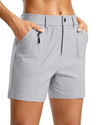 Santiny Women's Hiking Golf Shorts with Pockets: $25.49 Santiny Women's Hiking Golf Shorts with Pockets: $25.49