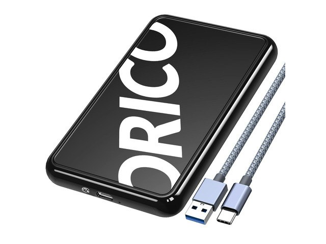Orico 2.5-inch USB Type-C SSD and HDD Enclosure: $16.99
