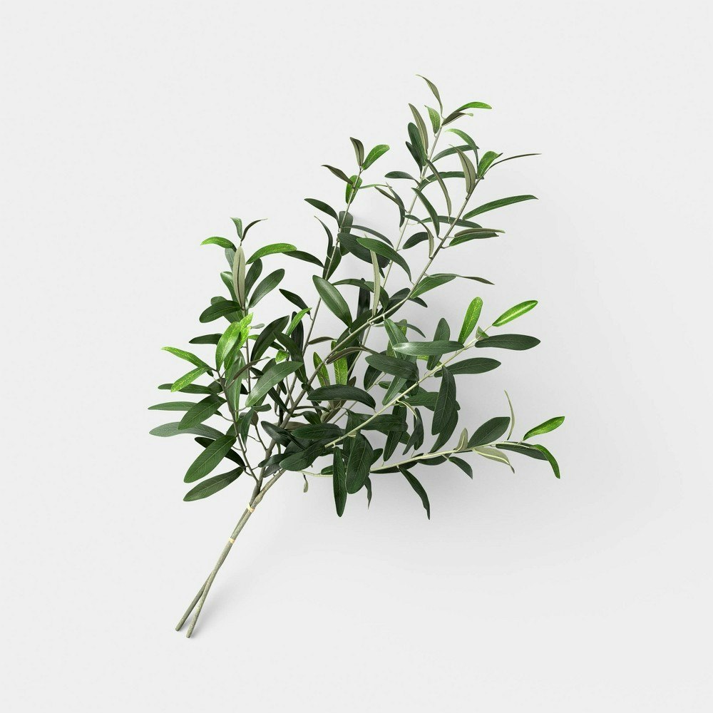 Threshold Artificial Olive Stem Leaf Spray: $10 Threshold Artificial Olive Stem Leaf Spray: $10
