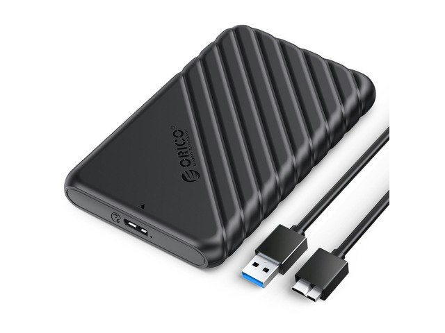 Orico 2.5-inch USB 3.0 SATA Hard Drive Enclosure: $8.99