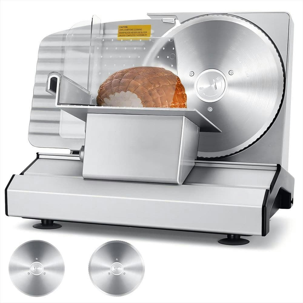 Electric Deli Meat Slicer with 2 Blades: $319.58 Electric Deli Meat Slicer with 2 Blades: $319.58