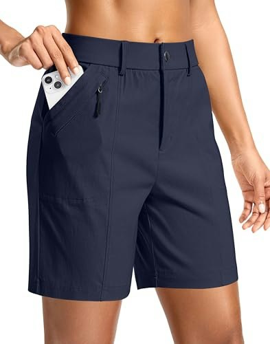 Santiny Women's Hiking and Golf Shorts with Pockets: $25.49 Santiny Women's Hiking and Golf Shorts with Pockets: $25.49
