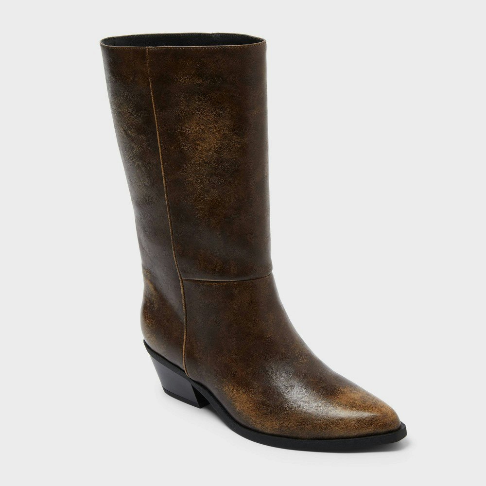 Universal Thread Women's Carmen Distressed Boots: $45 Universal Thread Women's Carmen Distressed Boots: $45