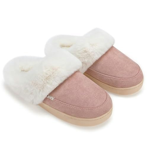 NineCiFun Suede Fuzzy House Slippers: $16.99 NineCiFun Suede Fuzzy House Slippers: $16.99