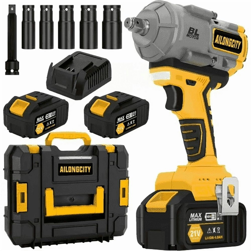 1,500 Nm 1/2-Inch Cordless Brushless Impact Wrench Kit: $105.99 1,500 Nm 1/2-Inch Cordless Brushless Impact Wrench Kit: $105.99