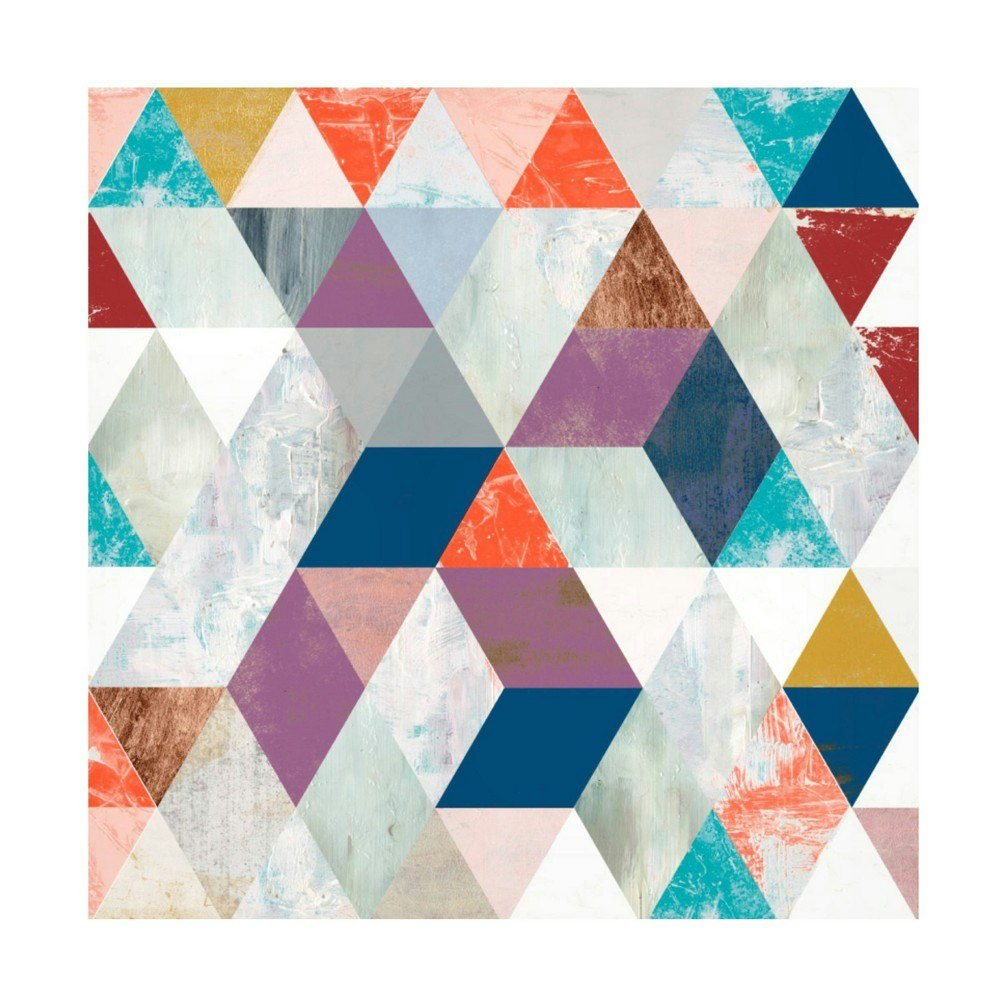 Victoria Borges 'Bright Mosaic I' 24" x 24" Unframed Wall Canvas: $48.99 Victoria Borges 'Bright Mosaic I' 24" x 24" Unframed Wall Canvas: $48.99