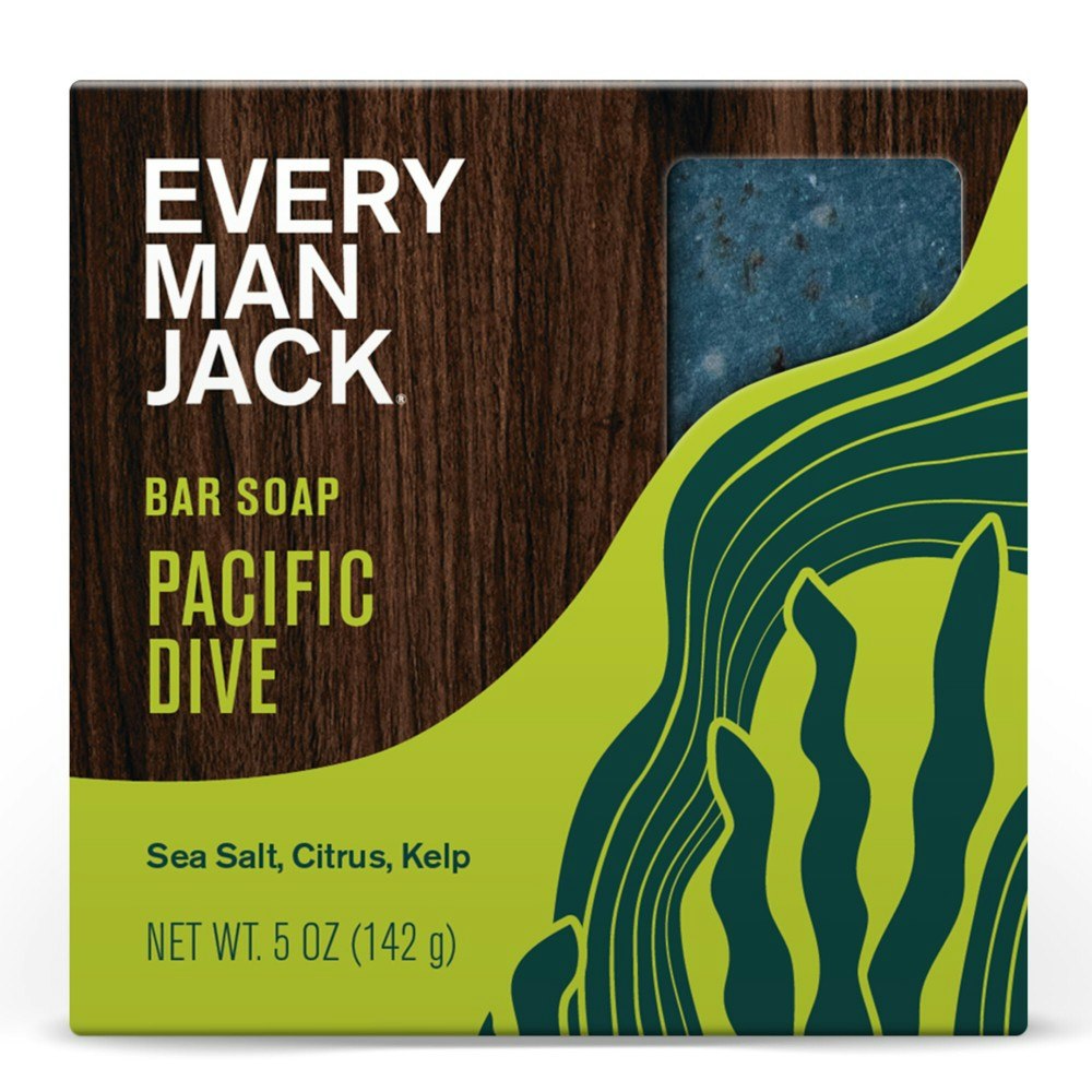 Every Man Jack Pacific Dive Body Bar Soap 5oz: $5.99 Every Man Jack Pacific Dive Body Bar Soap 5oz: $5.99