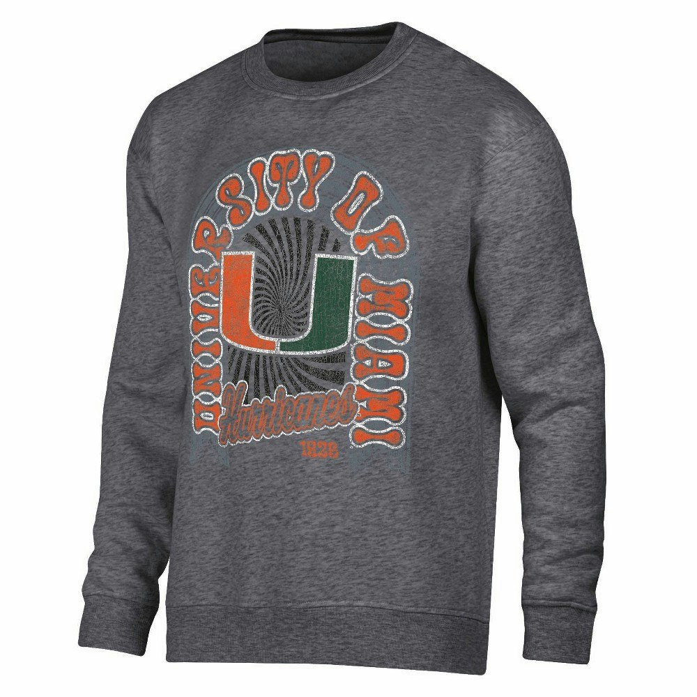 Miami Hurricanes Crew Neck Sweatshirt: $39.99 Miami Hurricanes Crew Neck Sweatshirt: $39.99