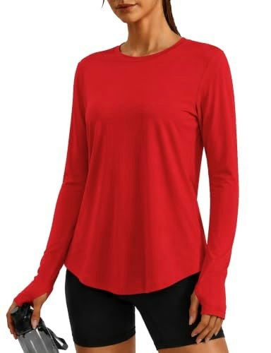Pinspark Women's Long Sleeve UV Protection Workout Shirt: $13.49 Pinspark Women's Long Sleeve UV Protection Workout Shirt: $13.49