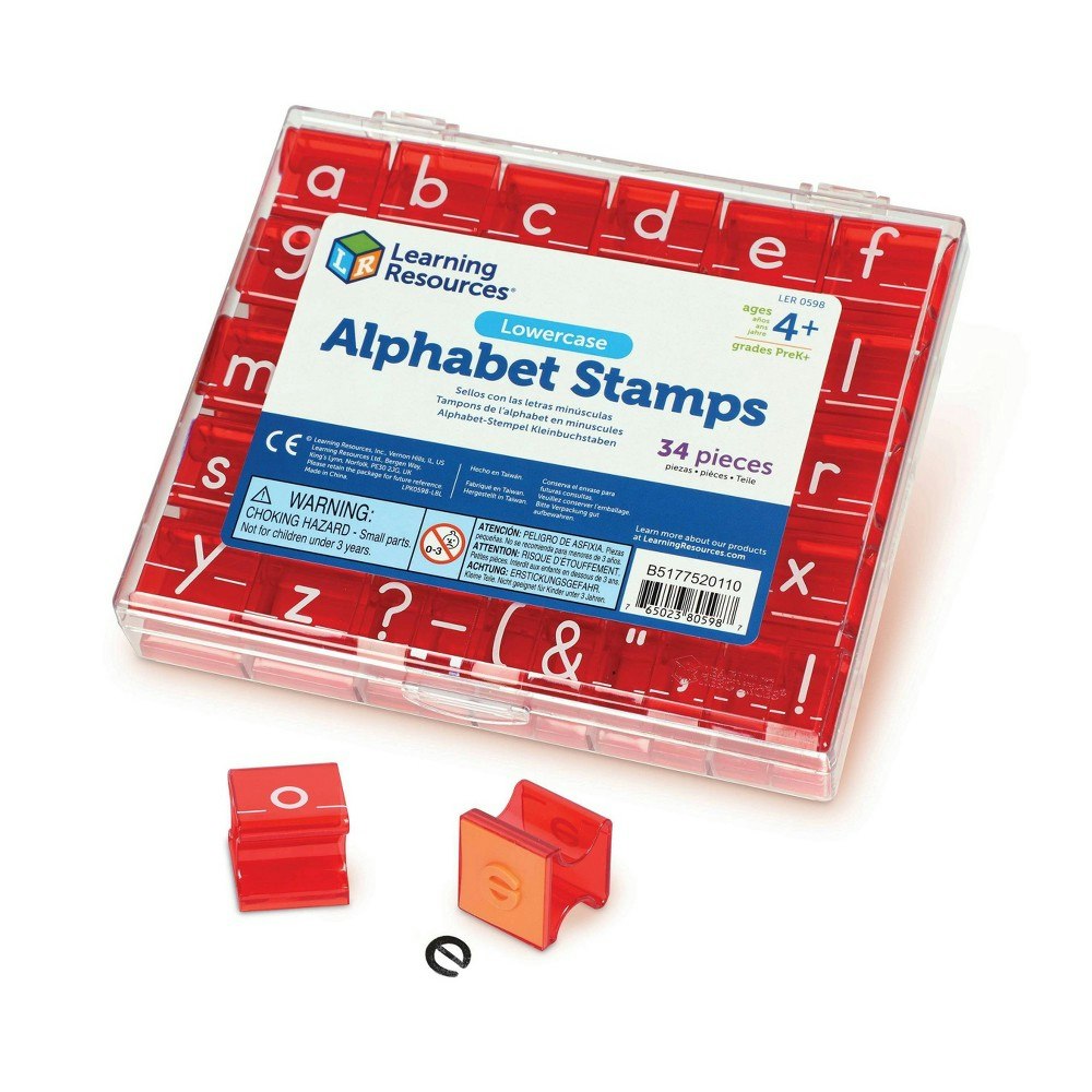 Learning Resources Lowercase Alphabet Stamps 34-Piece Set: $19.19