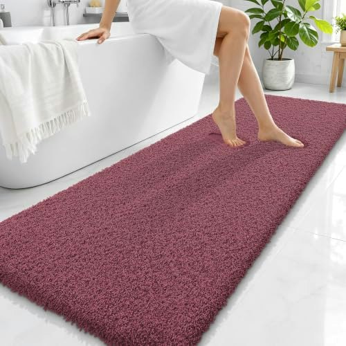 Olanly 70x24-Inch Microfiber Bathroom Runner Rug: $67.98 Olanly 70x24-Inch Microfiber Bathroom Runner Rug: $67.98
