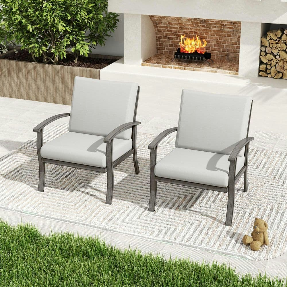 AluLux 2-Piece Aluminum Outdoor Patio Lounge Chair Set: $459.99 AluLux 2-Piece Aluminum Outdoor Patio Lounge Chair Set: $459.99