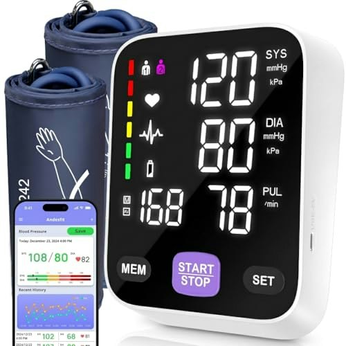 Andesfit Upper Arm Blood Pressure Monitor: $41.64 Andesfit Upper Arm Blood Pressure Monitor: $41.64