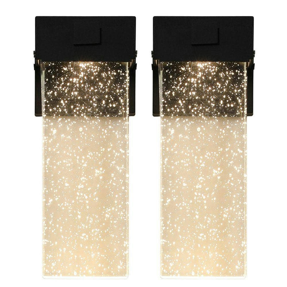 Weatherproof 12W LED Bubble Crystal Wall Sconce 2-Pack: $141.77 Weatherproof 12W LED Bubble Crystal Wall Sconce 2-Pack: $141.77