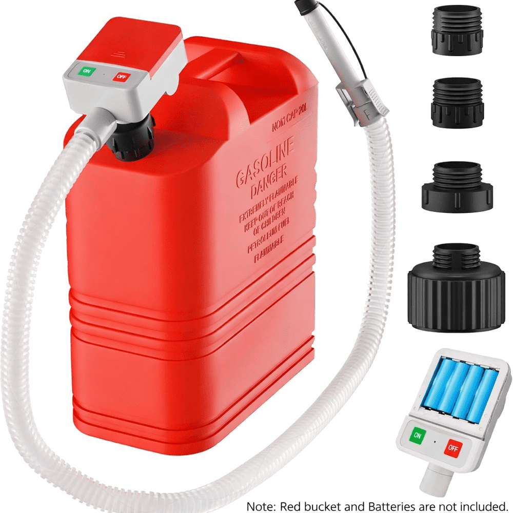 Fuel Transfer Pump with 51-Inch Tube and 4 Adapters: $39.09 Fuel Transfer Pump with 51-Inch Tube and 4 Adapters: $39.09