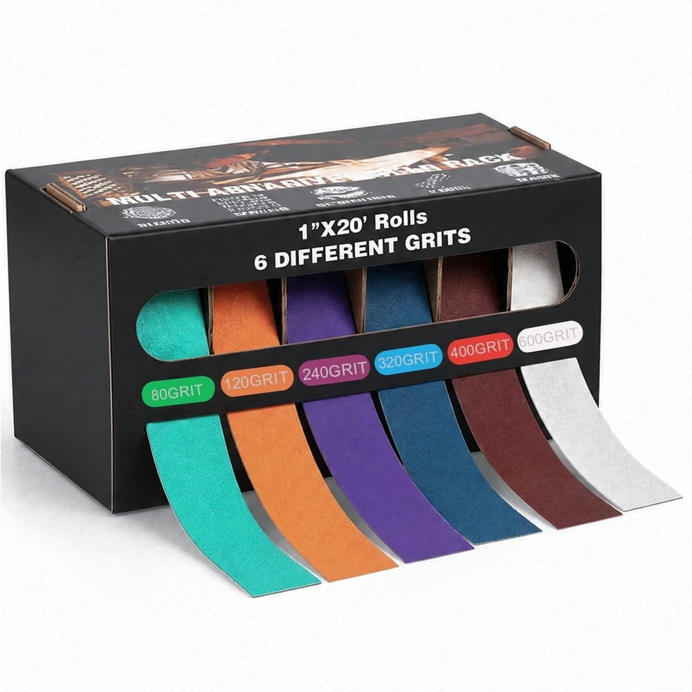 Emery Cloth Sandpaper Roll Assortment 6-Pack: $20.39