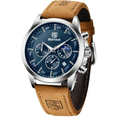 Benyar Men's Chronograph Stainless Steel Quartz Watch: $37.37 Benyar Men's Chronograph Stainless Steel Quartz Watch: $37.37