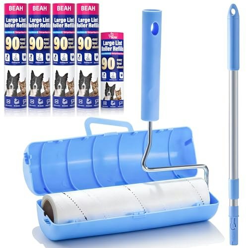 Beah Large Pet Hair Lint Roller 5-Piece Set: $19.99