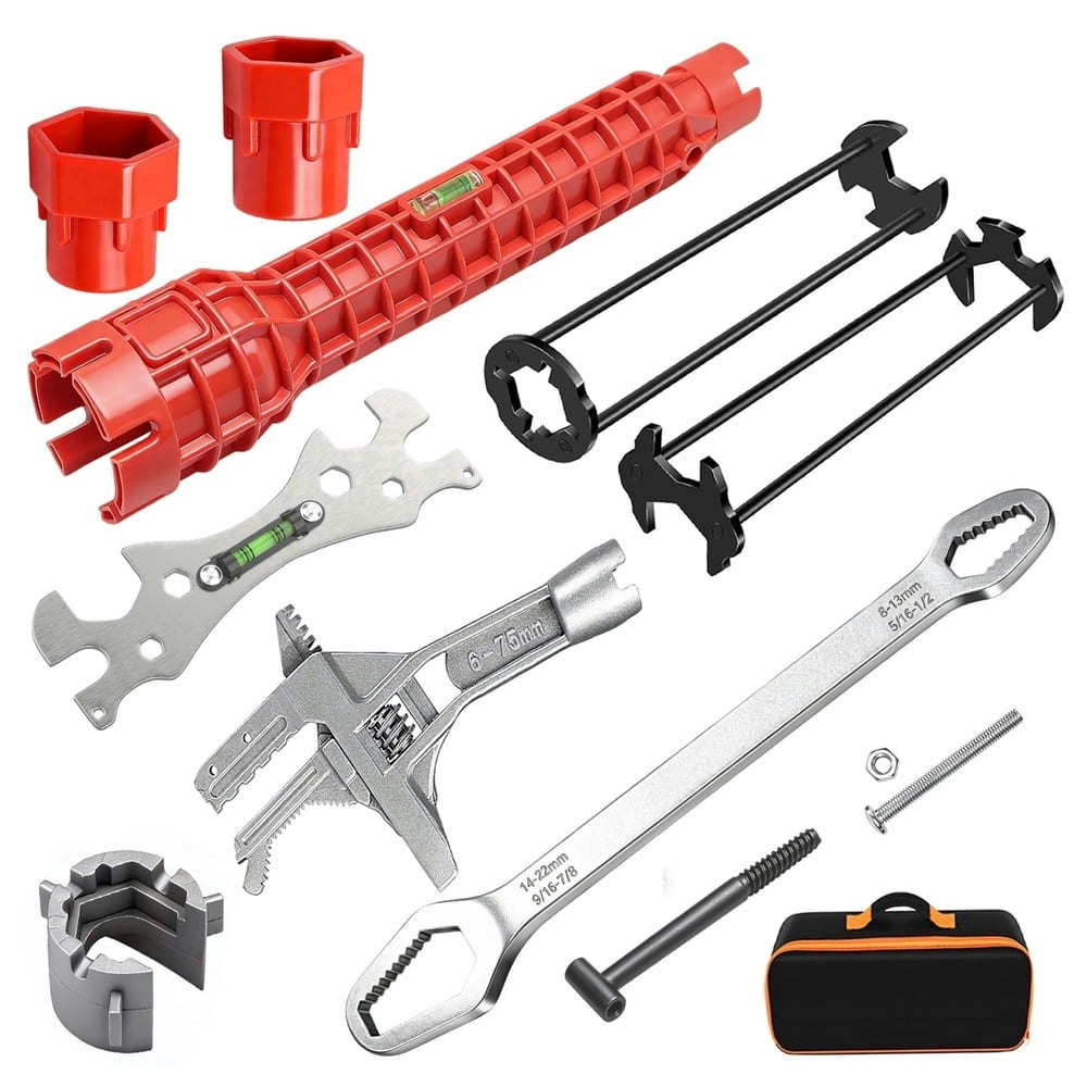 Huwaigou 6-Piece 8-in-1 Under Sink Repair Wrench Set: $27.39 Huwaigou 6-Piece 8-in-1 Under Sink Repair Wrench Set: $27.39