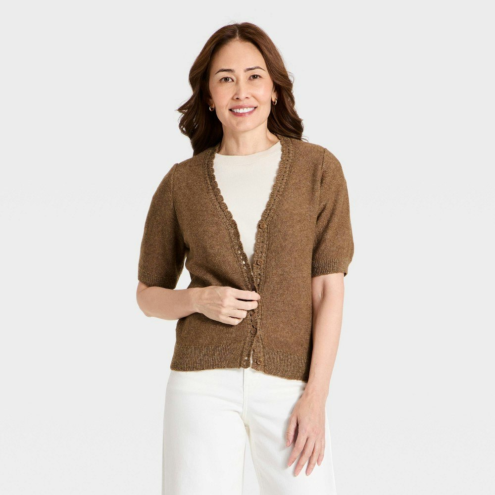 Universal Thread Women's V-Neck Cardigan Sweater: $25 Universal Thread Women's V-Neck Cardigan Sweater: $25