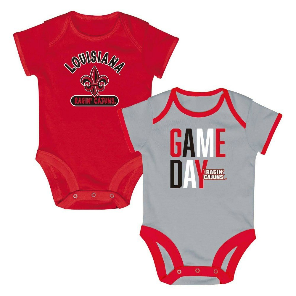 Louisiana Ragin' Cajuns Newborn Bodysuit 2-Pack: $24.99 Louisiana Ragin' Cajuns Newborn Bodysuit 2-Pack: $24.99