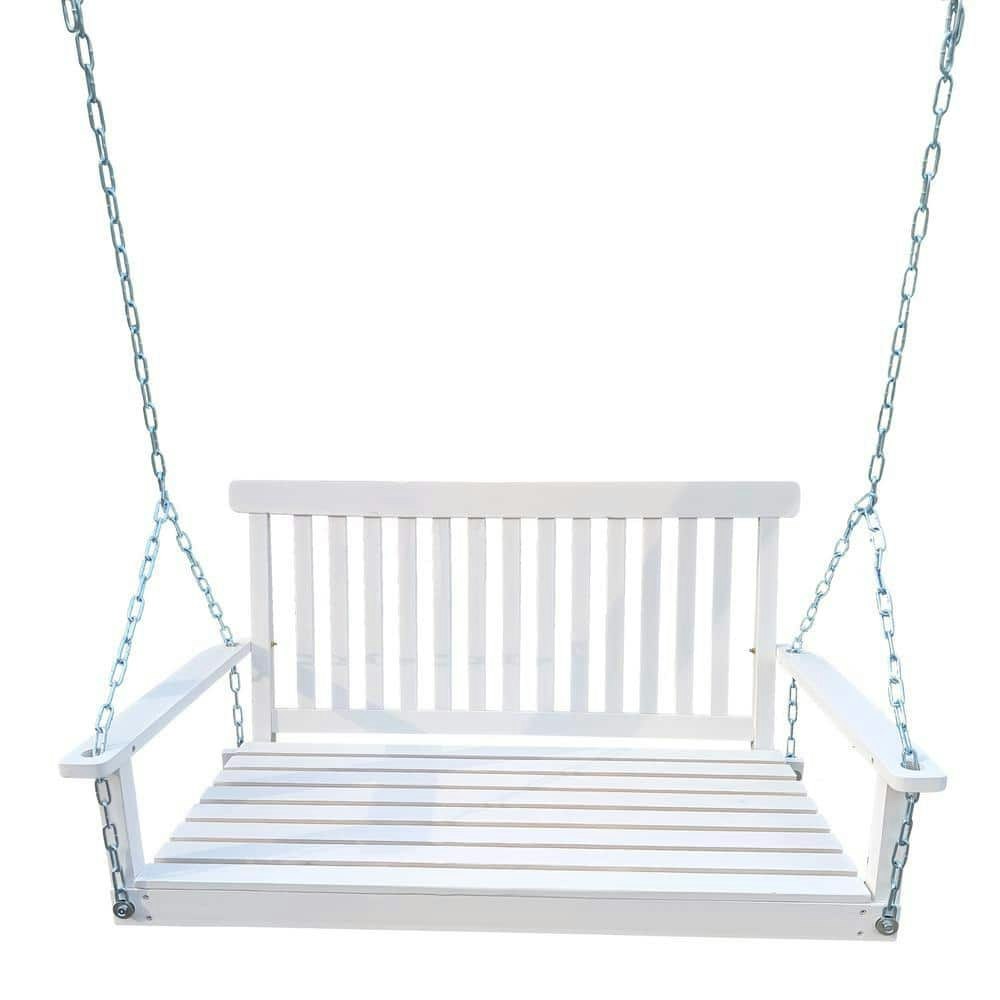 Outdoor Patio Wood Porch Swing: $222.37