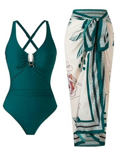 Bawhaht Women's One-Piece Tummy Control Swimsuit with Cover Up: $35.69 Bawhaht Women's One-Piece Tummy Control Swimsuit with Cover Up: $35.69
