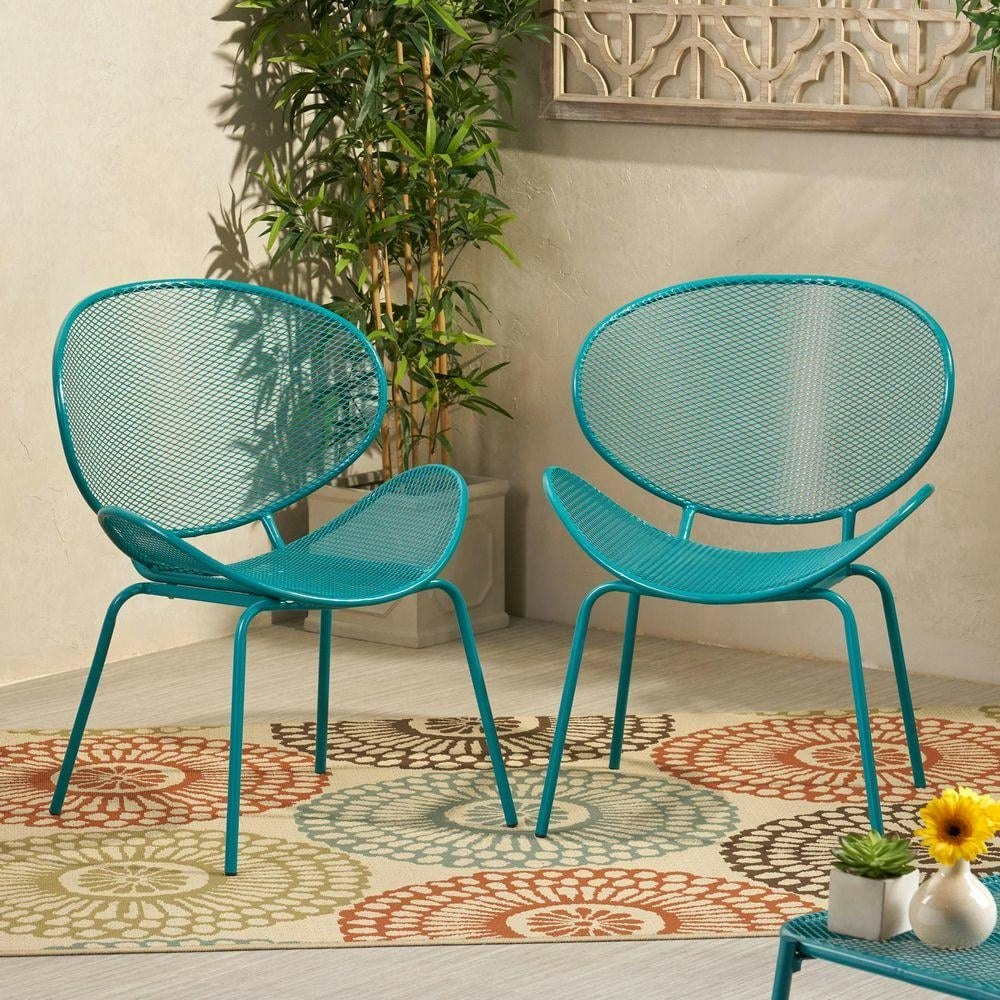 Blue Iron Outdoor Dining Chair 2-Pack: $273.44 Blue Iron Outdoor Dining Chair 2-Pack: $273.44
