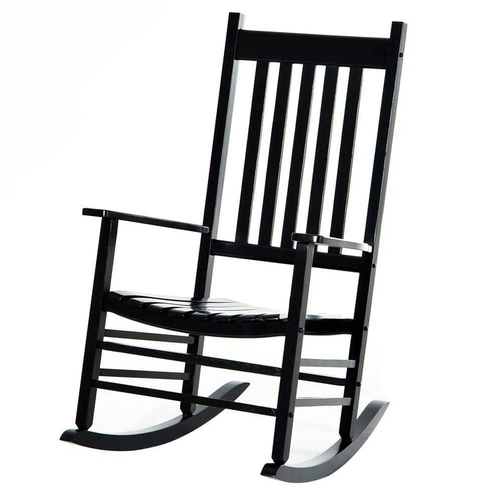 Wood Rocking Chair with Armrests: $246.99 Wood Rocking Chair with Armrests: $246.99