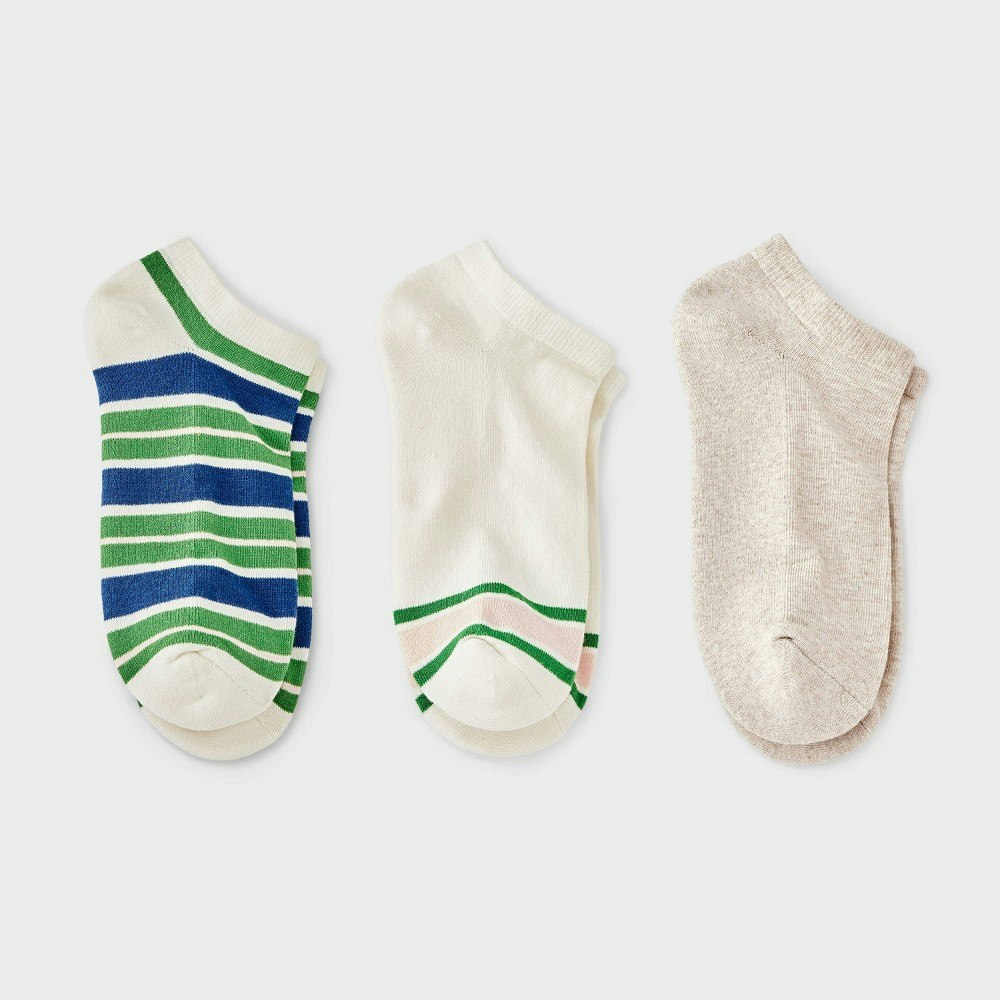 Women's Toe Stripes Low Cut Socks 3-Pack: $10 Women's Toe Stripes Low Cut Socks 3-Pack: $10