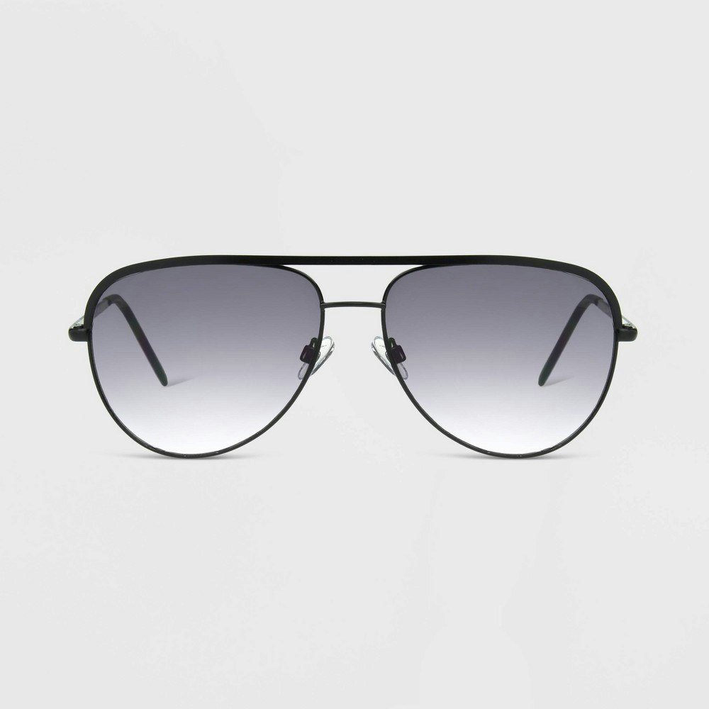 Men's Shiny Metal Aviator Sunglasses: $12 Men's Shiny Metal Aviator Sunglasses: $12