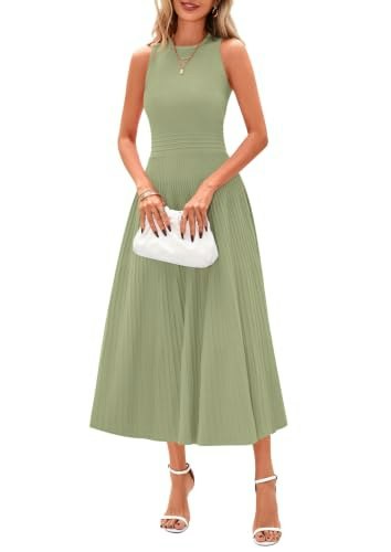 Prettygarden Women's Pleated Midi Work Dress: $39.98 Prettygarden Women's Pleated Midi Work Dress: $39.98
