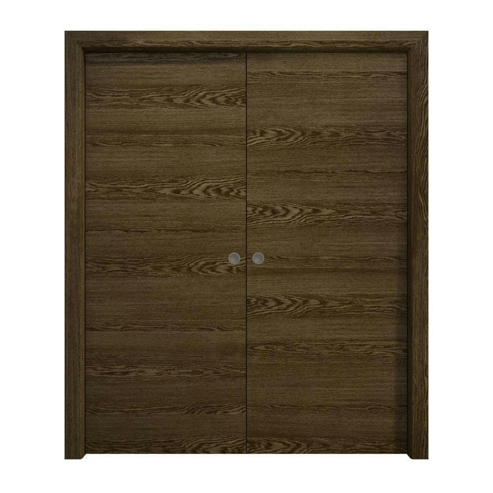 56" x 84" Marble Oak Solid Wood Double Pocket Doors with Hardware: $2,038 56" x 84" Marble Oak Solid Wood Double Pocket Doors with Hardware: $2,038