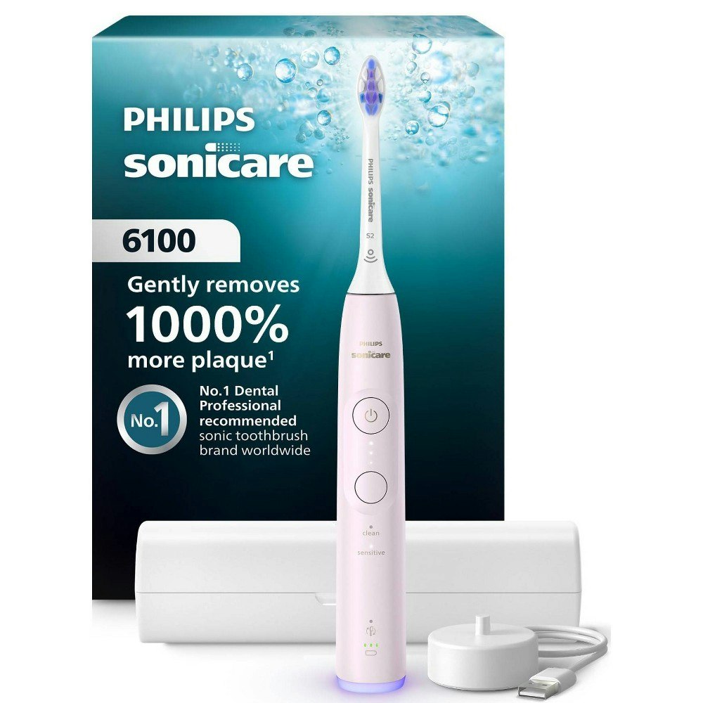 Philips Sonicare 6100 Rechargeable Electric Toothbrush: $99.99 Philips Sonicare 6100 Rechargeable Electric Toothbrush: $99.99