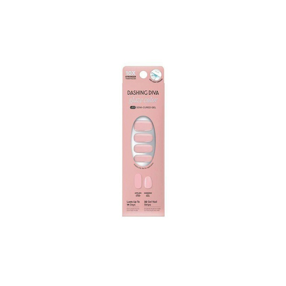 Dashing Diva Glaze Semi-Cured Gel Nail Polish Strips 32-Pack: $10.99