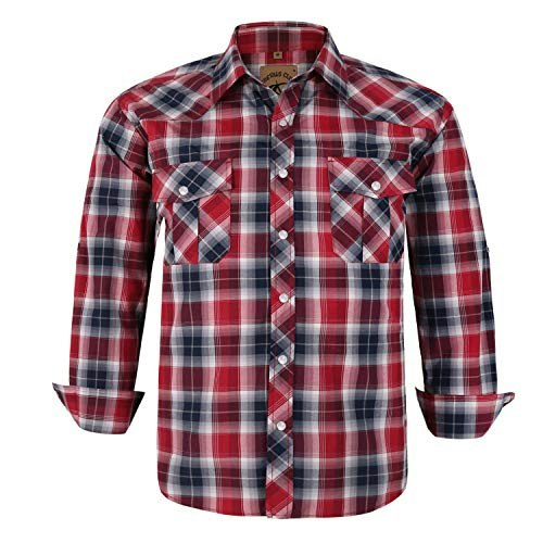 Coevals Club Men's Long Sleeve Pearl Snap Plaid Western Shirt: $26.34 Coevals Club Men's Long Sleeve Pearl Snap Plaid Western Shirt: $26.34