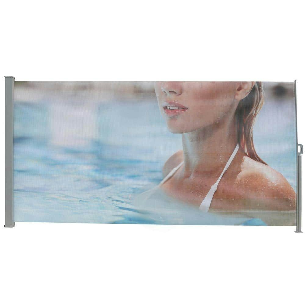 11.5 x 5.92-Foot Retractable Metal Decorative Side Awning: $143