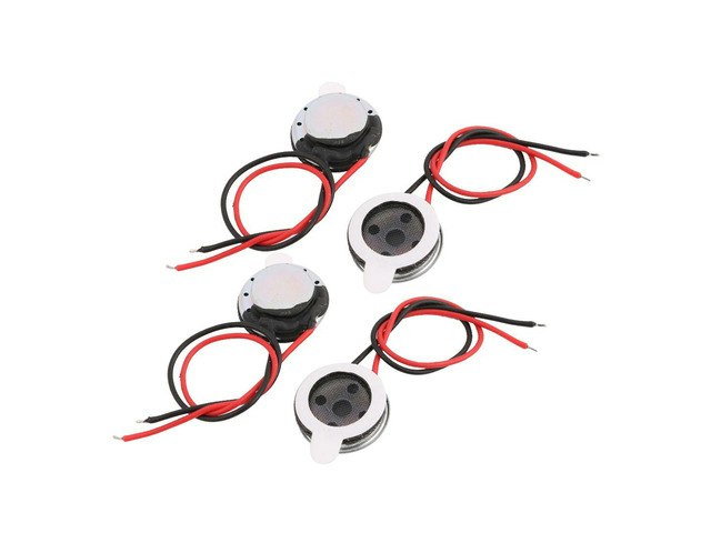 10mm 1W 8 Ohm Built-in Speaker 4-Pack: $7.49