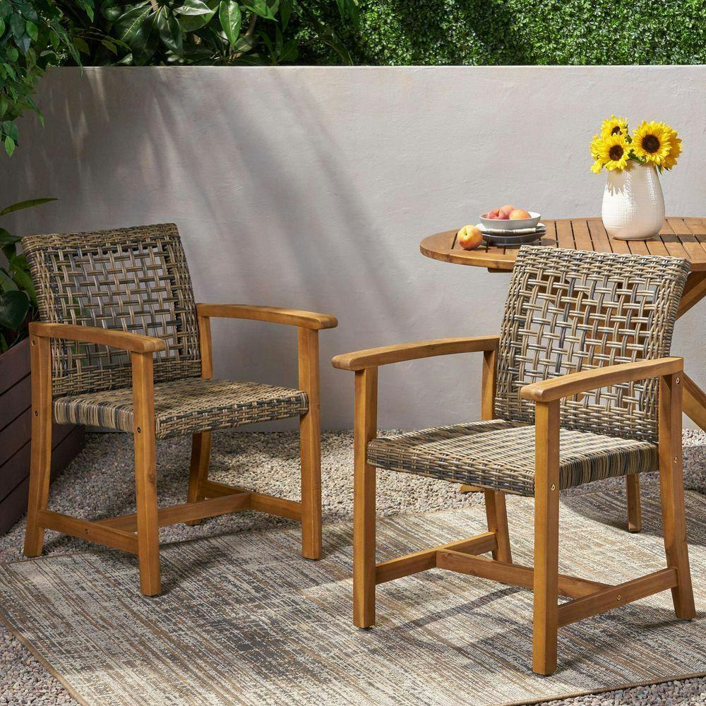 Gray Finish Wood Outdoor Dining Chair 2-Pack: $248.72 Gray Finish Wood Outdoor Dining Chair 2-Pack: $248.72