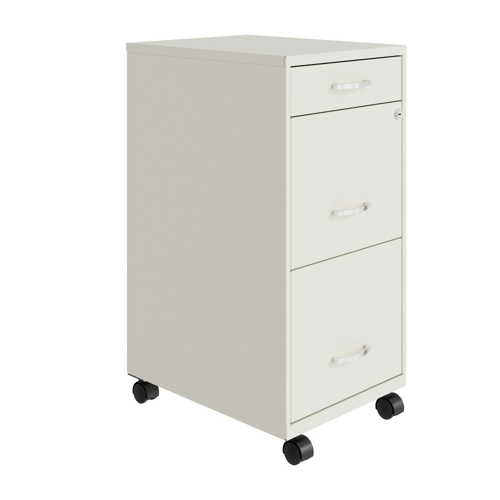 Space Solutions 18-Inch 3-Drawer Mobile Letter-Width Vertical File Cabinet: $119.99 Space Solutions 18-Inch 3-Drawer Mobile Letter-Width Vertical File Cabinet: $119.99