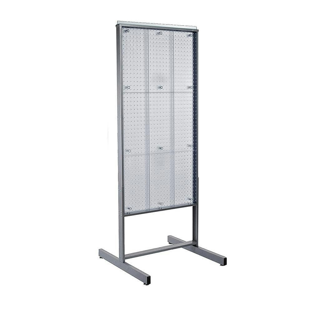 48x24-Inch Two-Sided Rolling Pegboard Display: $179 48x24-Inch Two-Sided Rolling Pegboard Display: $179