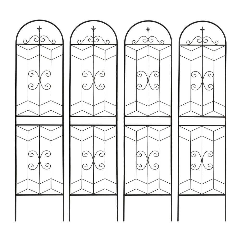 86.7" x 19.7" Iron Garden Trellis 4-Pack: $188 86.7" x 19.7" Iron Garden Trellis 4-Pack: $188