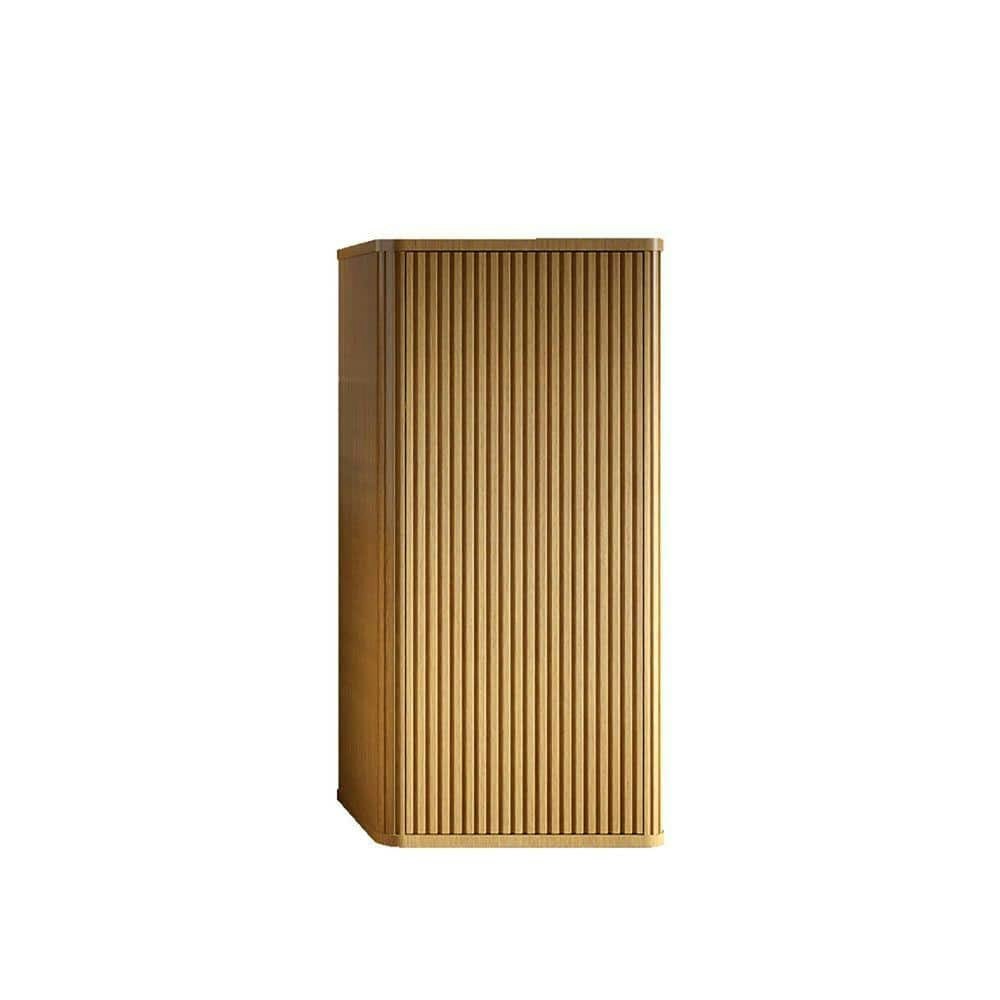 Yellow Wall-Mounted MDF Linen Cabinet: $302.99 Yellow Wall-Mounted MDF Linen Cabinet: $302.99