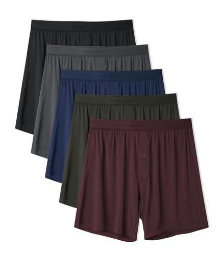 David Archy Men's Modal Boxers 5-Pack: $43.34