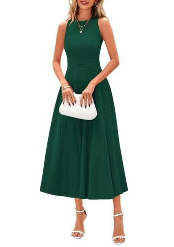 Prettygarden Women's Pleated Midi Work Dress: $39.93