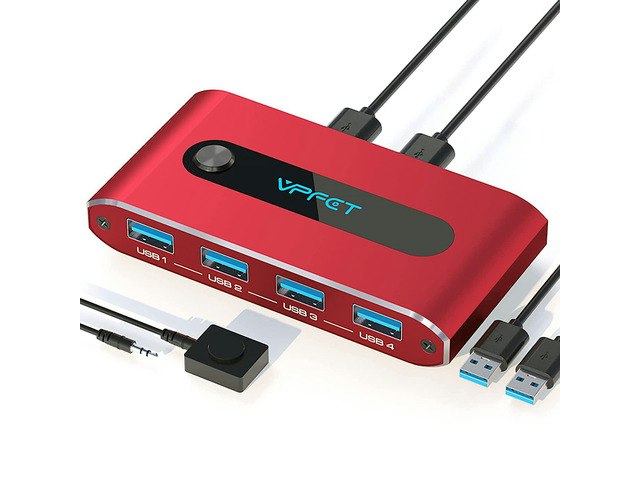 4-Port USB 3.0 KVM Switcher: $48.47 4-Port USB 3.0 KVM Switcher: $48.47