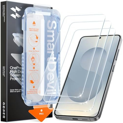 Smartdevil Samsung Galaxy S25 Screen Protector 3-Pack: $16.97 Smartdevil Samsung Galaxy S25 Screen Protector 3-Pack: $16.97