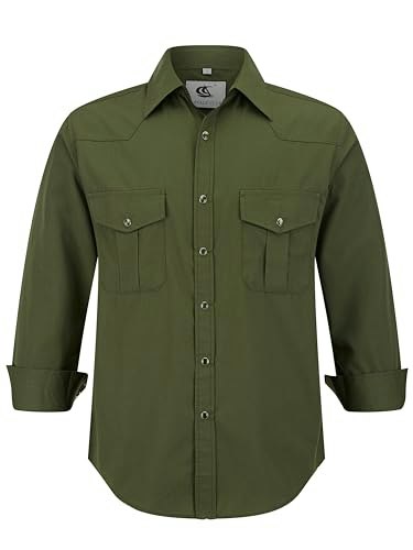 Coevals Club Men's Long Sleeve Western Pearl Snap Work Shirt: $26.34 Coevals Club Men's Long Sleeve Western Pearl Snap Work Shirt: $26.34